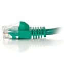 0.5m Cat5E 350 MHz Snagless RJ45 Patch Leads - Green