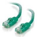 0.5m Cat5E 350 MHz Snagless RJ45 Patch Leads - Green