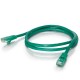 1m Cat5E 350 MHz Snagless RJ45 Patch Leads - Green