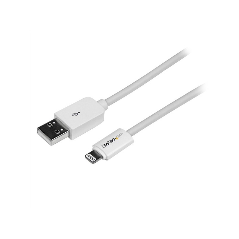 2m (6ft) Long White Apple 8pin Lightning Connector to USB