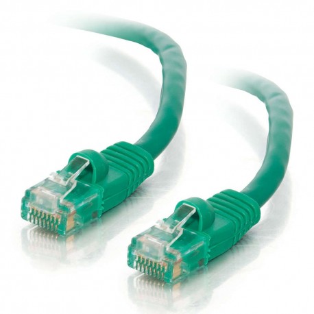 1m Cat5E 350 MHz Snagless RJ45 Patch Leads - Green
