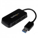 StarTech.com BLACK 4PORT EXTERNAL USB 3