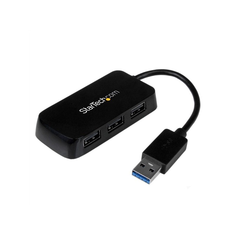 StarTech.com BLACK 4PORT EXTERNAL USB 3