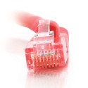 0.5m Cat5E 350 MHz Snagless RJ45 Patch Leads - Red