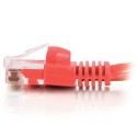 0.5m Cat5E 350 MHz Snagless RJ45 Patch Leads - Red