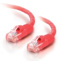 C2G 0.5m Cat5e Booted Unshielded (UTP) Network Patch Cable - Red