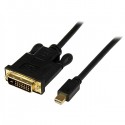 StarTech.com 3 ft Mini DisplayPort to DVI Adapter Converter Cable – Mini DP to DVI 1920x1200 - Black
