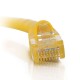 0.5m Cat5E 350 MHz Snagless RJ45 Patch Leads - Yellow
