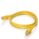 1m Cat5E 350 MHz Snagless RJ45 Patch Leads - Yellow