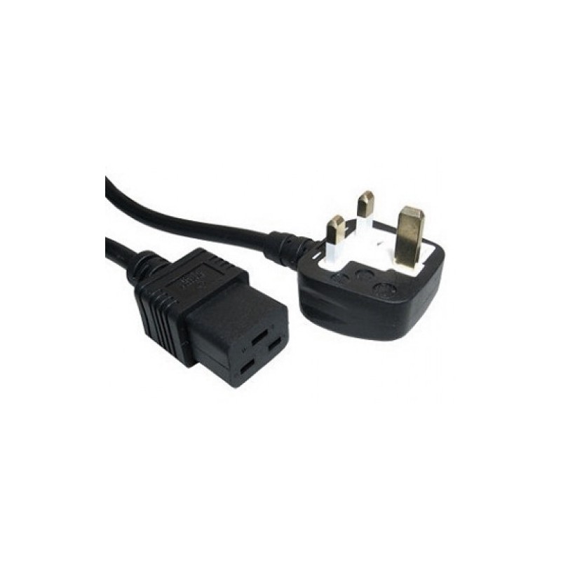 UK Mains - IEC C19 Female Lead