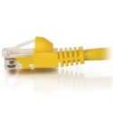 1m Cat5E 350 MHz Snagless RJ45 Patch Leads - Yellow
