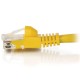 2m Cat5E 350 MHz Snagless RJ45 Patch Leads - Yellow