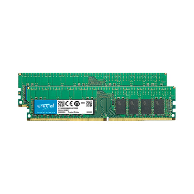 Crucial 32GB (2 x 16GB) DDR4-2666 RDIMM | Crucial Memory