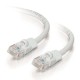 0.5m Cat5E 350 MHz Snagless RJ45 Patch Leads - White