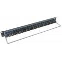 24 Port Thru-Coupler Cat6 UTP RJ45 Patch Panel