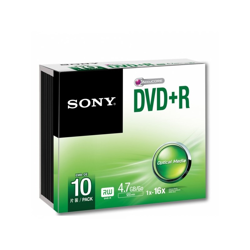 Sony 10DPR47SS Sony Blank DVDs