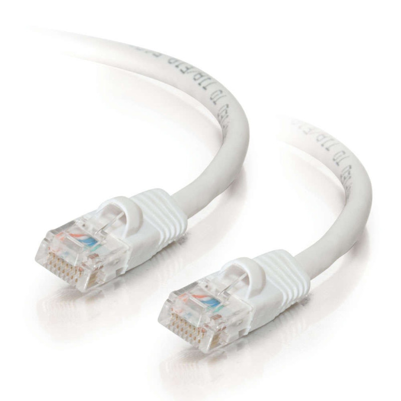 2m Cat5E 350 MHz Snagless RJ45 Patch Leads - White