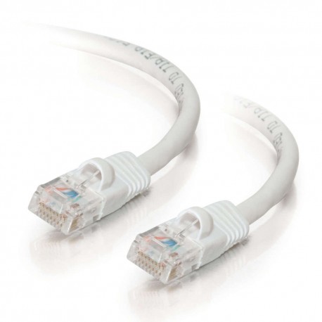 15m Cat5E 350 MHz Snagless RJ45 Patch Leads - White