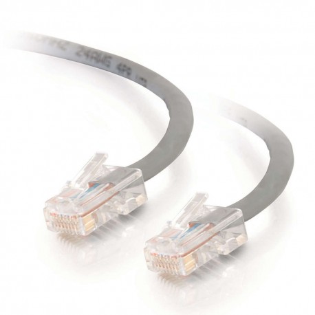 1m Cat5E 350 MHz Crossover RJ45 Patch Leads - Grey