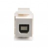 C2G USB 2.0 Keystone A-B F/F