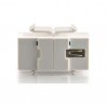 C2G USB 2.0 Keystone A-B F/F