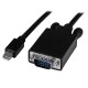 StarTech.com 6 ft Mini DisplayPort to VGA Adapter Converter Cable – mDP to VGA 1920x1200 - Black