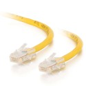 C2G Cat5E Crossover Patch Cable Yellow 1m
