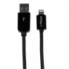 StarTech.com 15cm (6in) Short Black Apple 8-pin Lightning Connector to USB Cable for iPhone / iPod / iPad