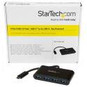 StarTech.com 4-Port USB-C Hub - USB-C to 4x USB-A - USB 3.0 Hub - Bus Powered