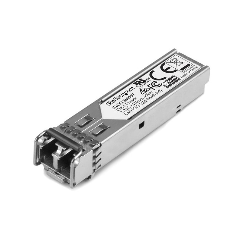 StarTech.com Gigabit Fiber 1000Base-EX SFP Transceiver Module - Cisco GLC-EX-SMD Compatible - SM LC - 40 km (24.8 mi)