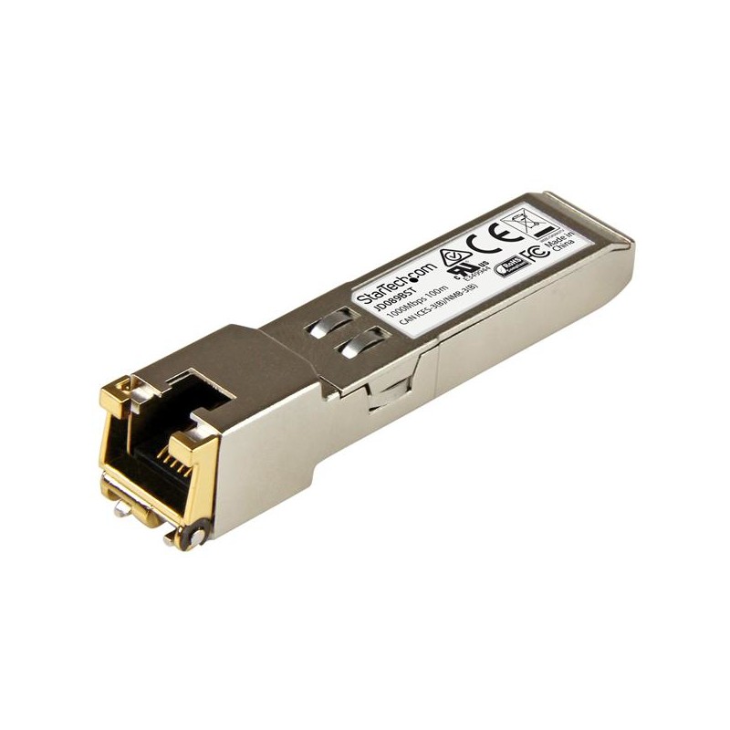 StarTech.com Gigabit RJ45 Copper SFP Transceiver Module - HP JD089B Compatible - 100m