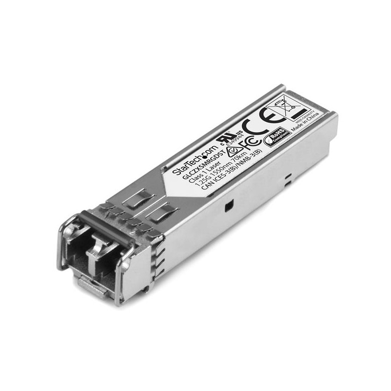 StarTech.com Gigabit Fiber 1000Base-ZX SFP Transceiver Module - Cisco GLC-ZX-SM-RGD Compatible - SM LC - 70 km (43.5 mi)