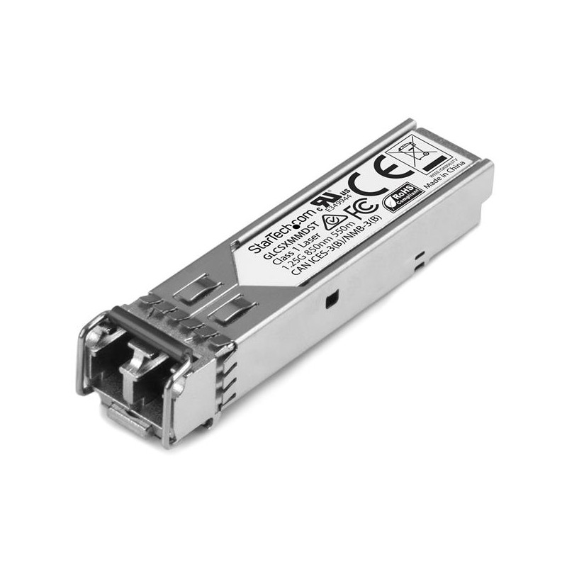 StarTech.com Gigabit Fiber 1000Base-SX SFP Transceiver Module - Cisco GLC-SX-MMD Compatible - MM LC - 550m (1804 ft)