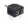 DeLOCK 1 x 3.5 mm/2 x 3.5 mm | DeLOCK Cable Interface/Gender Adapters