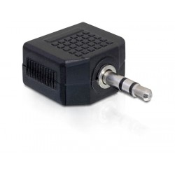 DeLOCK 1 x 3.5 mm/2 x 3.5 mm | DeLOCK Cable Interface/Gender Adapters