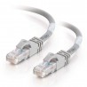 C2G 1m Cat6 Booted Unshielded (UTP) Network Patch Cable - Grey