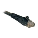 Tripp Lite Cat6 Gigabit Snagless Molded UTP Patch Cable (RJ45 M/M), Black, 0.91 m (3-ft.), 50-Piece Bulk Pack