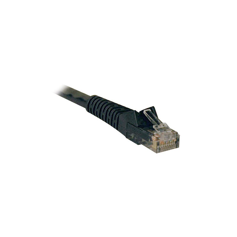 Tripp Lite Cat6 Gigabit Snagless Molded UTP Patch Cable (RJ45 M/M), Black, 0.91 m (3-ft.), 50-Piece Bulk Pack