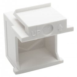 Tripp Lite Snap-In Blank Keystone Jack Insert, White, 10 Pack | Tripp Lite Patch Panels Accessories
