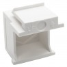 Tripp Lite Snap-In Blank Keystone Jack Insert, White, 10 Pack | Tripp Lite Patch Panels Accessories
