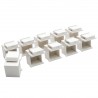 Tripp Lite Snap-In Blank Keystone Jack Insert, White, 10 Pack | Tripp Lite Patch Panels Accessories