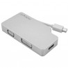 StarTech.com Aluminum Travel A/V Adapter: 3-in-1 Mini DisplayPort to VGA, DVI or HDMI - 4K | StarTech.com Cable Interface/Gender