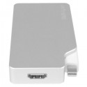 StarTech.com Aluminum Travel A/V Adapter: 3-in-1 Mini DisplayPort to VGA, DVI or HDMI - 4K