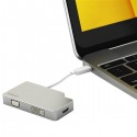 StarTech.com Aluminum Travel A/V Adapter: 3-in-1 Mini DisplayPort to VGA, DVI or HDMI - 4K