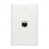 Tripp Lite Cat6 Straight-Through Modular Shielded In-Line Snap-In Coupler w/90-Degree Down-Angled Port (RJ45 F/F) | Tripp Lite W