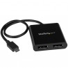 StarTech.com USB-C to DisplayPort Multi-Monitor Splitter - 2-Port MST Hub | StarTech.com Video Splitters