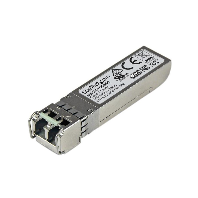 StarTech.com 10 Gigabit Fiber SFP+ Transceiver Module - Cisco Meraki MA-SFP-10GB-SR - MM LC with DDM - 300 m (984 ft)