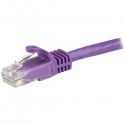 StarTech.com 15m Purple Gigabit Snagless RJ45 UTP Cat6 Patch Cable - 15 m Patch Cord