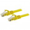 StarTech.com 15m Yellow Gigabit Snagless RJ45 UTP Cat6 Patch Cable - 15 m Patch Cord | StarTech.com Network Cables
