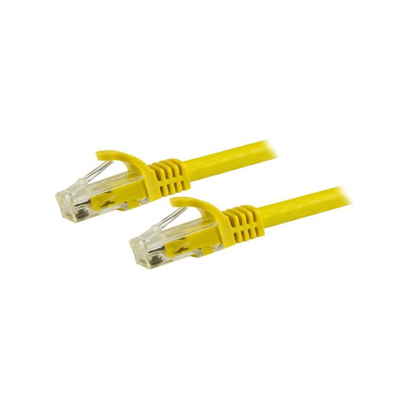 StarTech.com 15m Yellow Gigabit Snagless RJ45 UTP Cat6 Patch Cable - 15 m Patch Cord